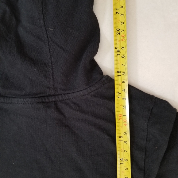 Nike Camo Swoosh Little Boys Black Long Sleeve Hooded Logo Tee Shirt M 5-6yrs - Picture 9 of 10